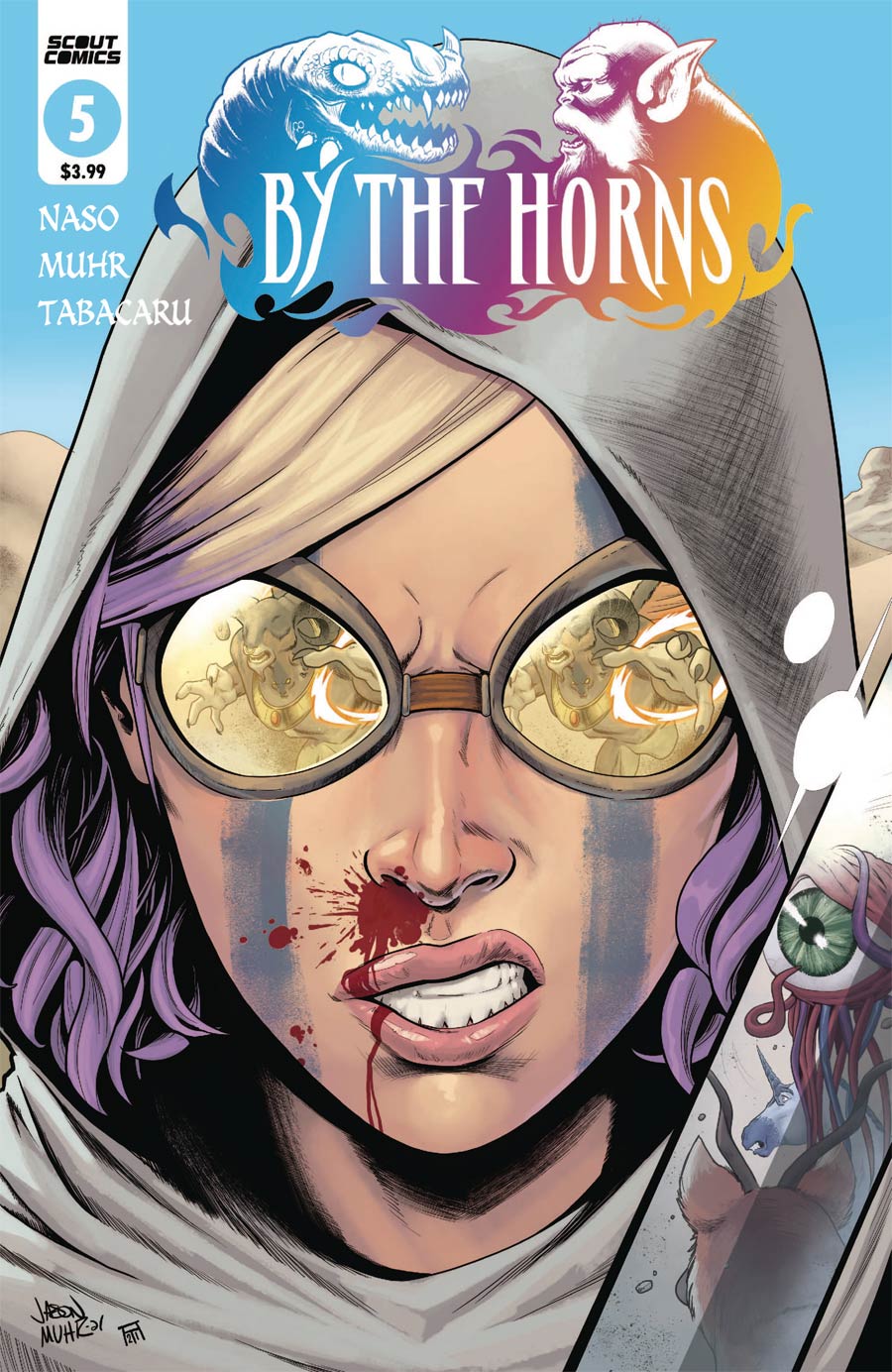 By The Horns #5 Cover A Regular Jason Muhr Cover