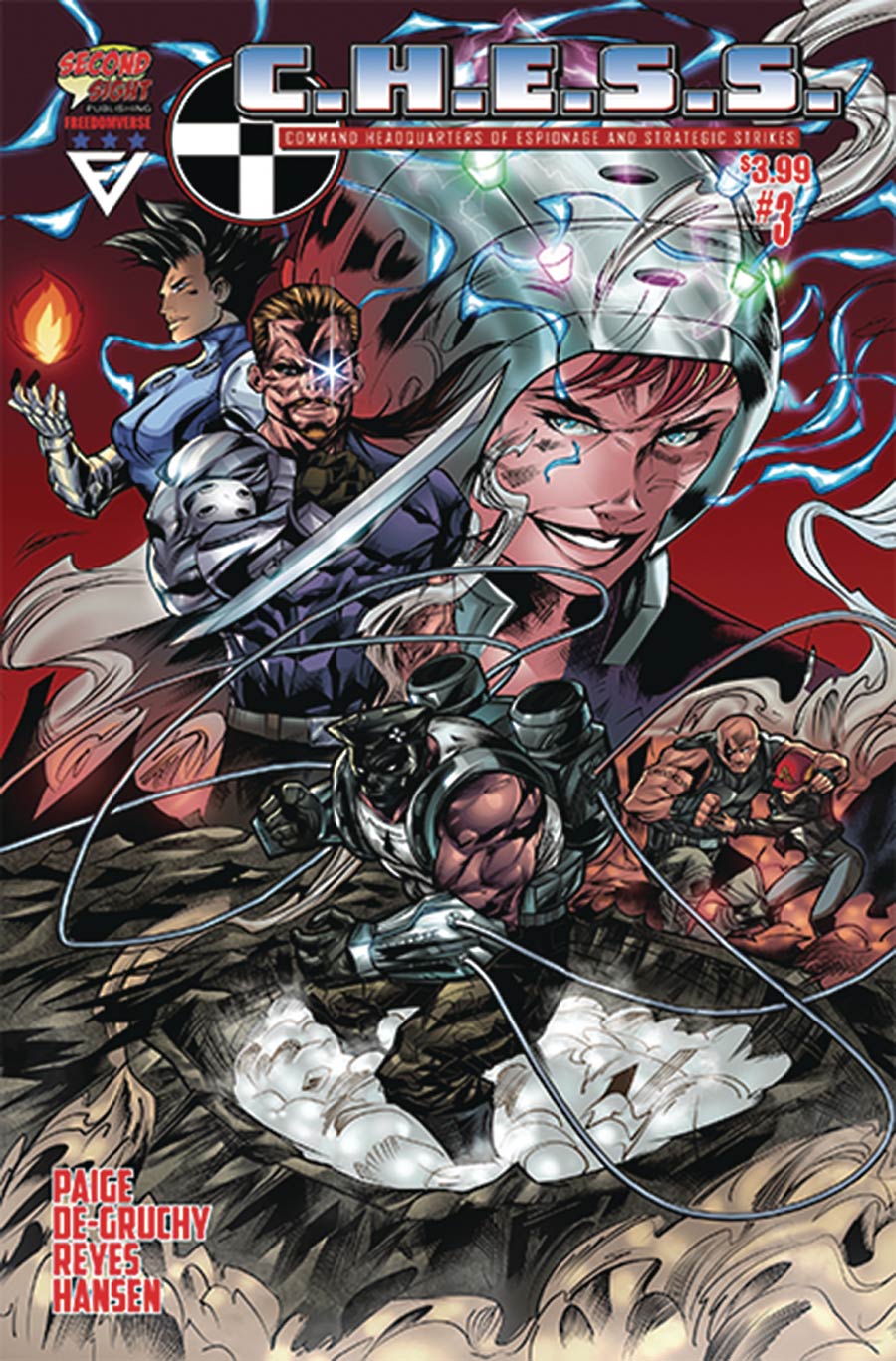 CHESS #3 Cover A Regular William Allan Reyes Cover
