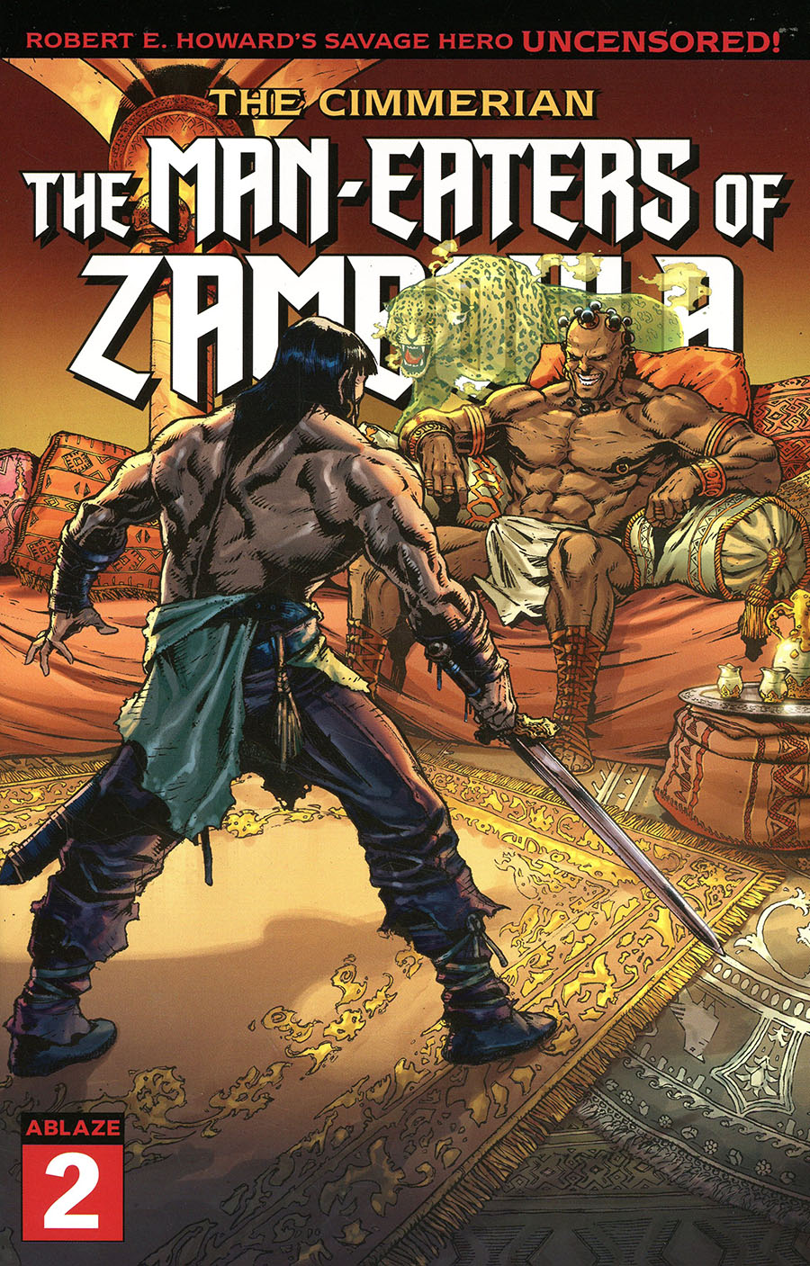 Cimmerian Man-Eaters Of Zamboula #2 Cover B Variant Roberto Meli Cover