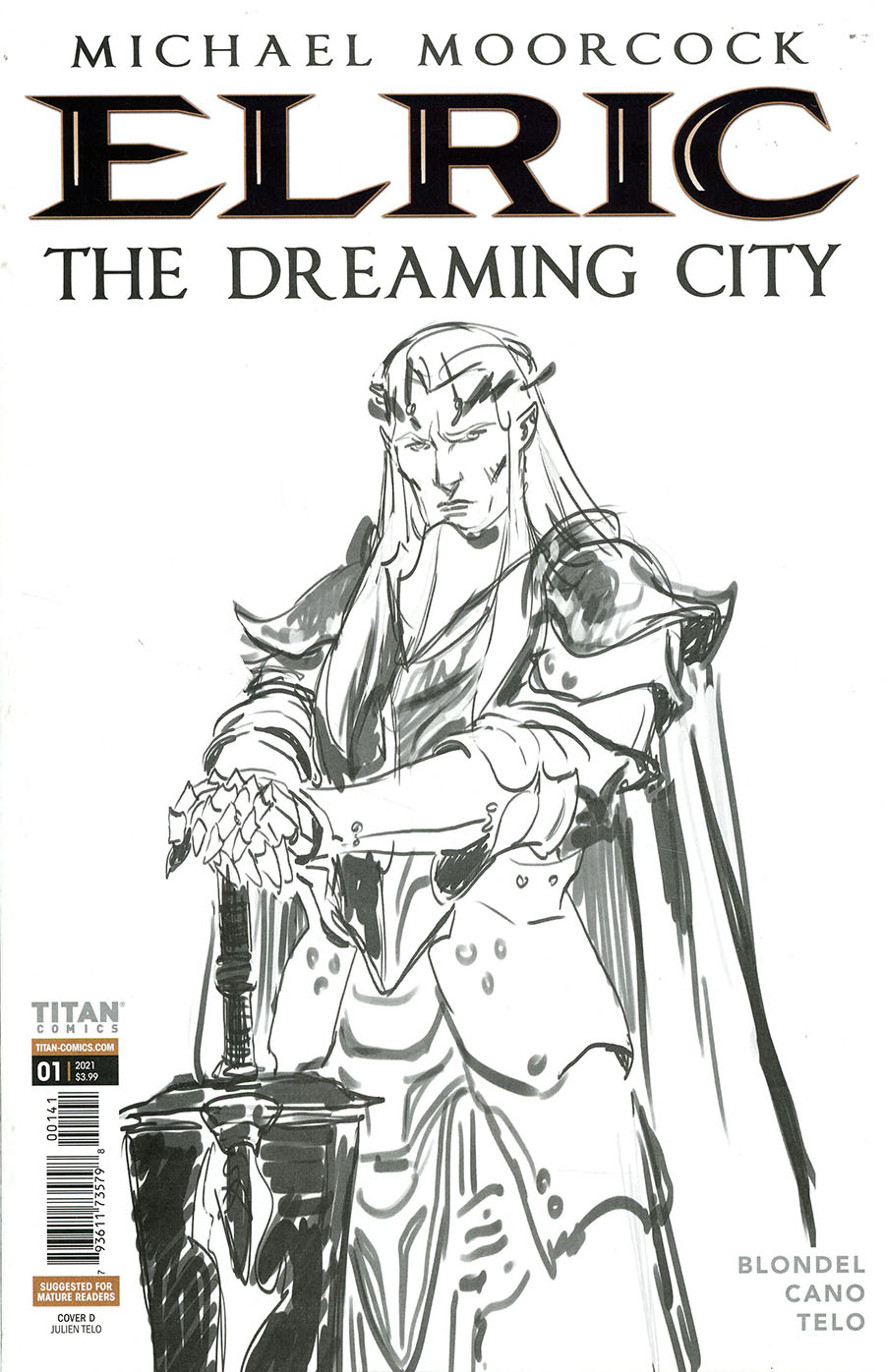 Elric Dreaming City #1 Cover D Variant Julien Telo Cover
