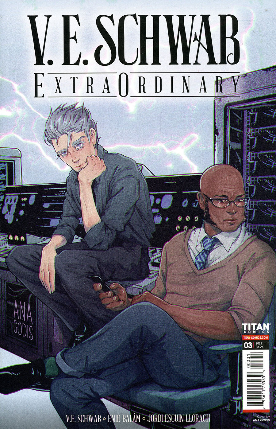 VE Schwabs Extraordinary #3 Cover C Variant Ana Godis Cover