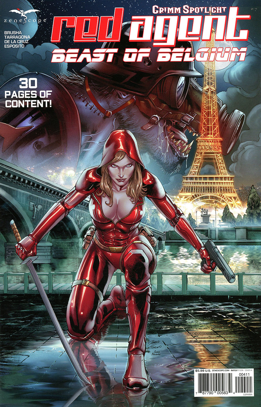 Grimm Spotlight Red Agent Beast Of Belgium #1 (One Shot) Cover A Igor Vitorino