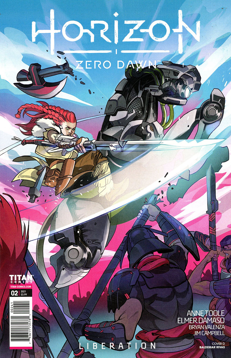 Horizon Zero Dawn Liberation #2 Cover D Variant Baldemar Rivas Cover