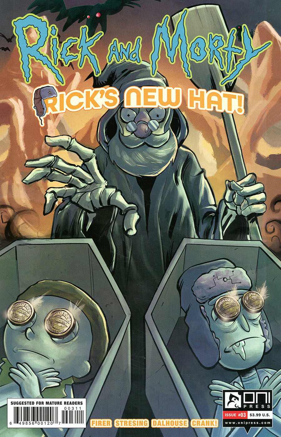 Rick And Morty Ricks New Hat #3 Cover A Regular Fred C Stresing Cover