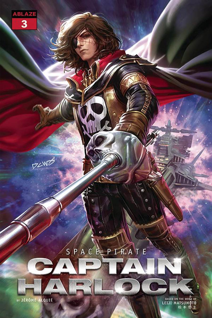 Space Pirate Captain Harlock #3 Cover A Regular Derrick Chew Cover