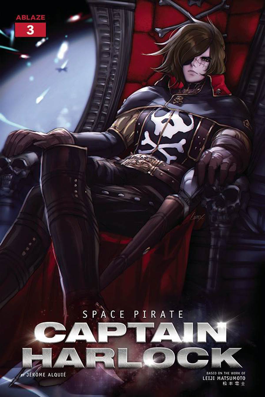 Space Pirate Captain Harlock #3 Cover B Variant Leirix Cover