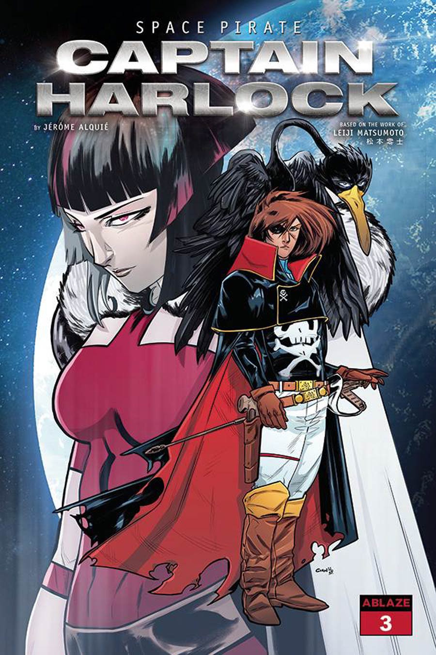 Space Pirate Captain Harlock #3 Cover D Variant Cian Tormey Cover