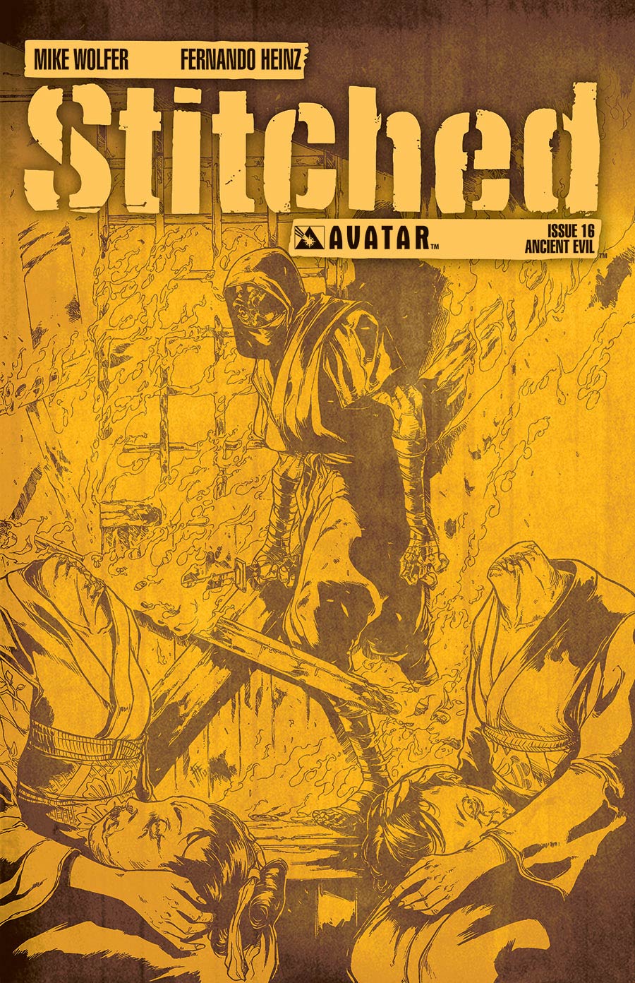 Stitched #16 Ancient Evil Cover (Sale Edition)