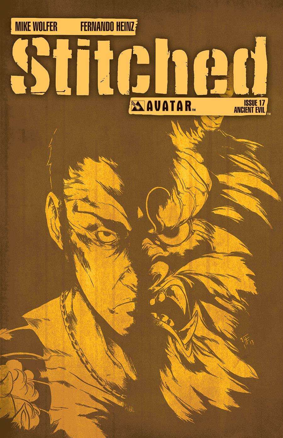 Stitched #17 Ancient Evil Cover (Sale Edition)