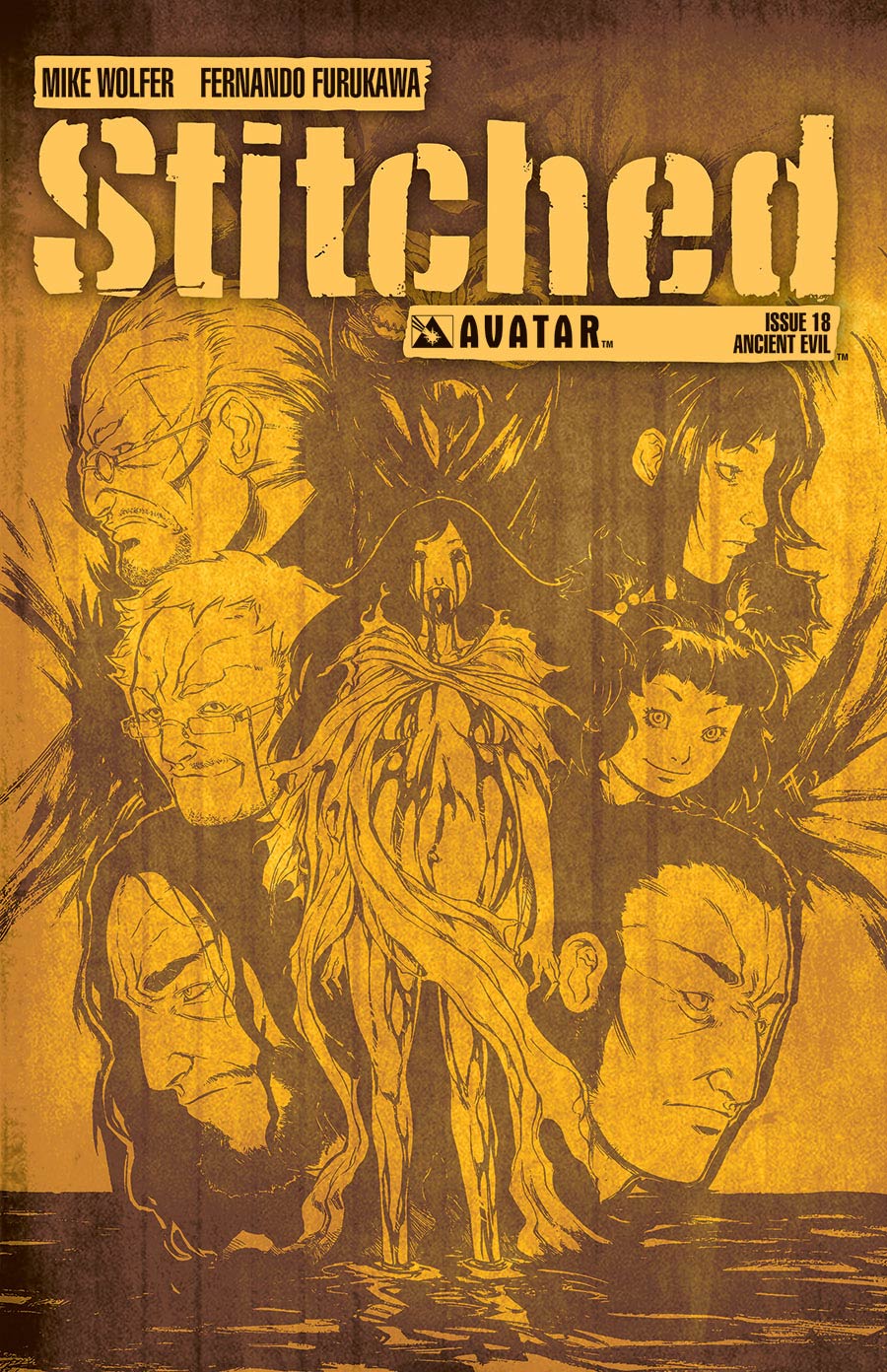 Stitched #18 Ancient Evil Cover (Sale Edition)