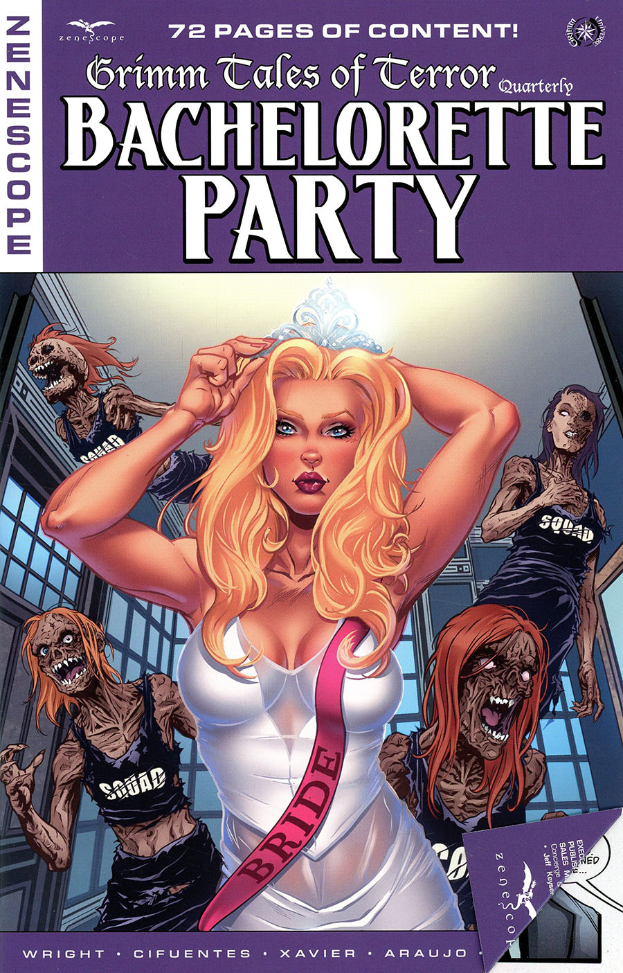Grimm Fairy Tales Presents Grimm Tales Of Terror Quarterly #4 Bachelorette Party Cover B Riveiro