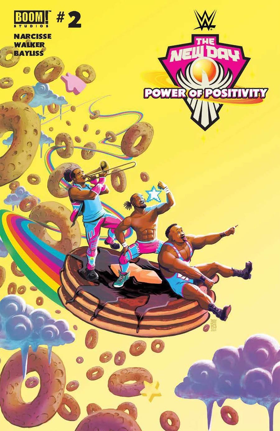WWE New Day Power Of Positivity #2 Cover A Regular Daniel Bayliss Cover