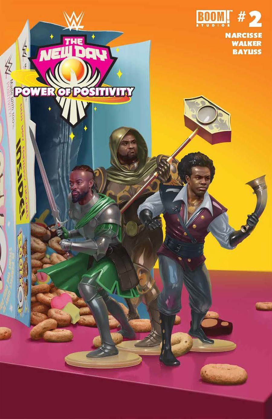 WWE New Day Power Of Positivity #2 Cover B Variant Rahzzah Cover