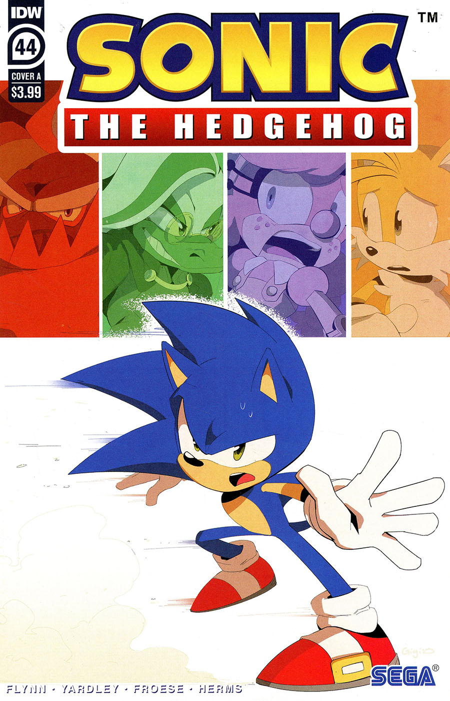 Sonic The Hedgehog Vol 3 #44 Cover A Regular Gigi Dutriex Cover