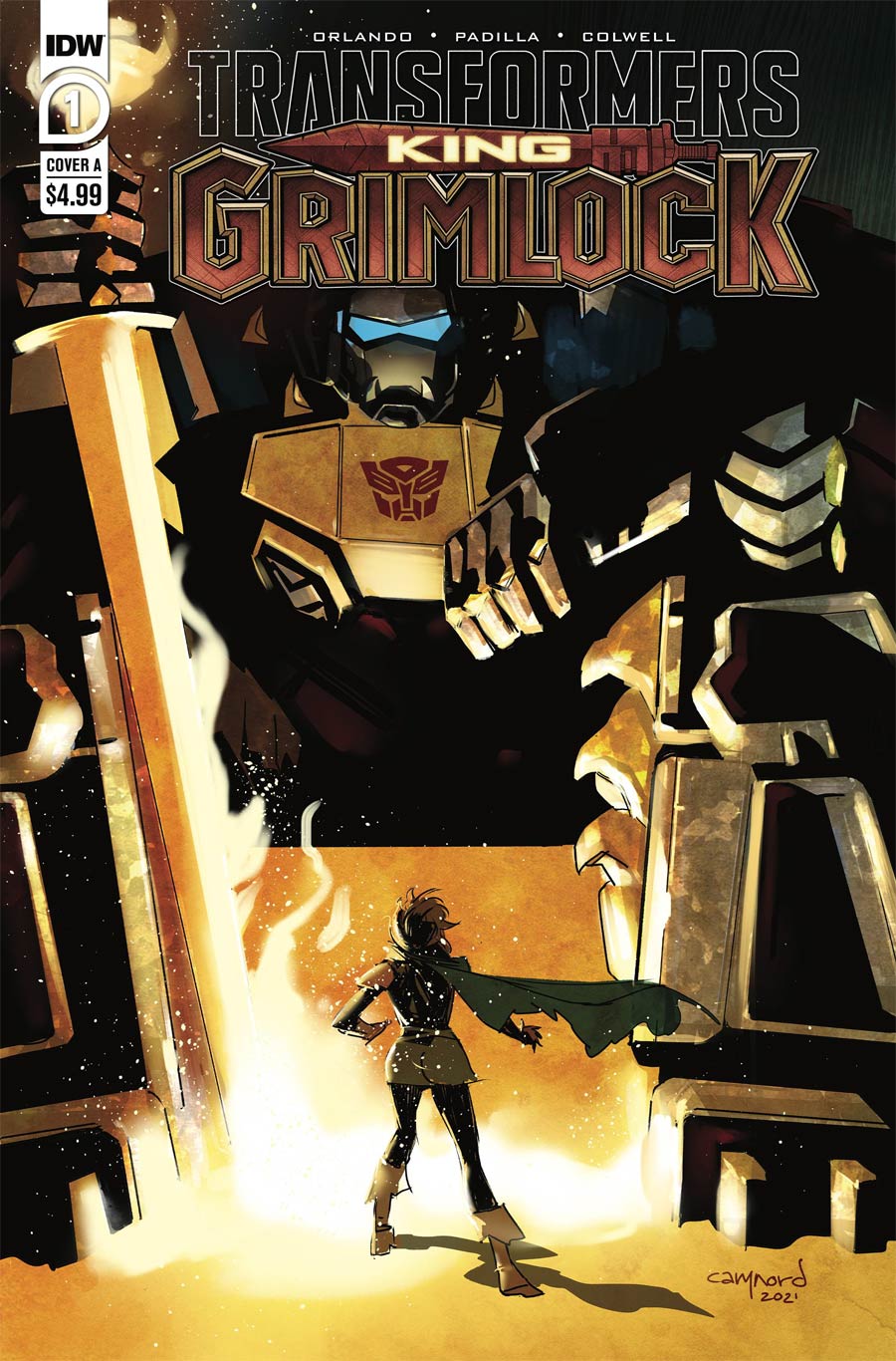 Transformers King Grimlock #1 Cover A Regular Cary Nord Cover