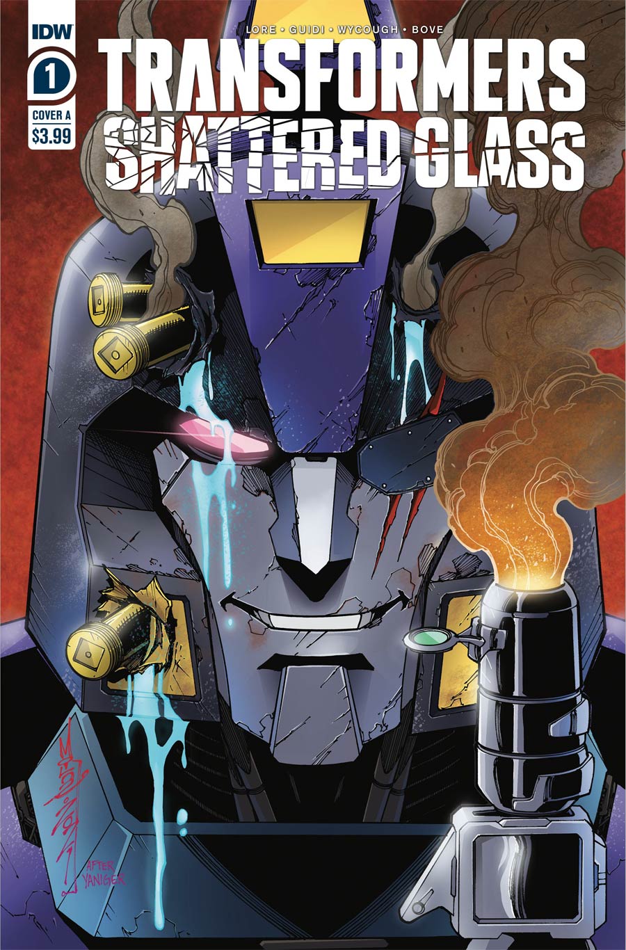 Transformers Shattered Glass #1 Cover A Regular Alex Milne Cover