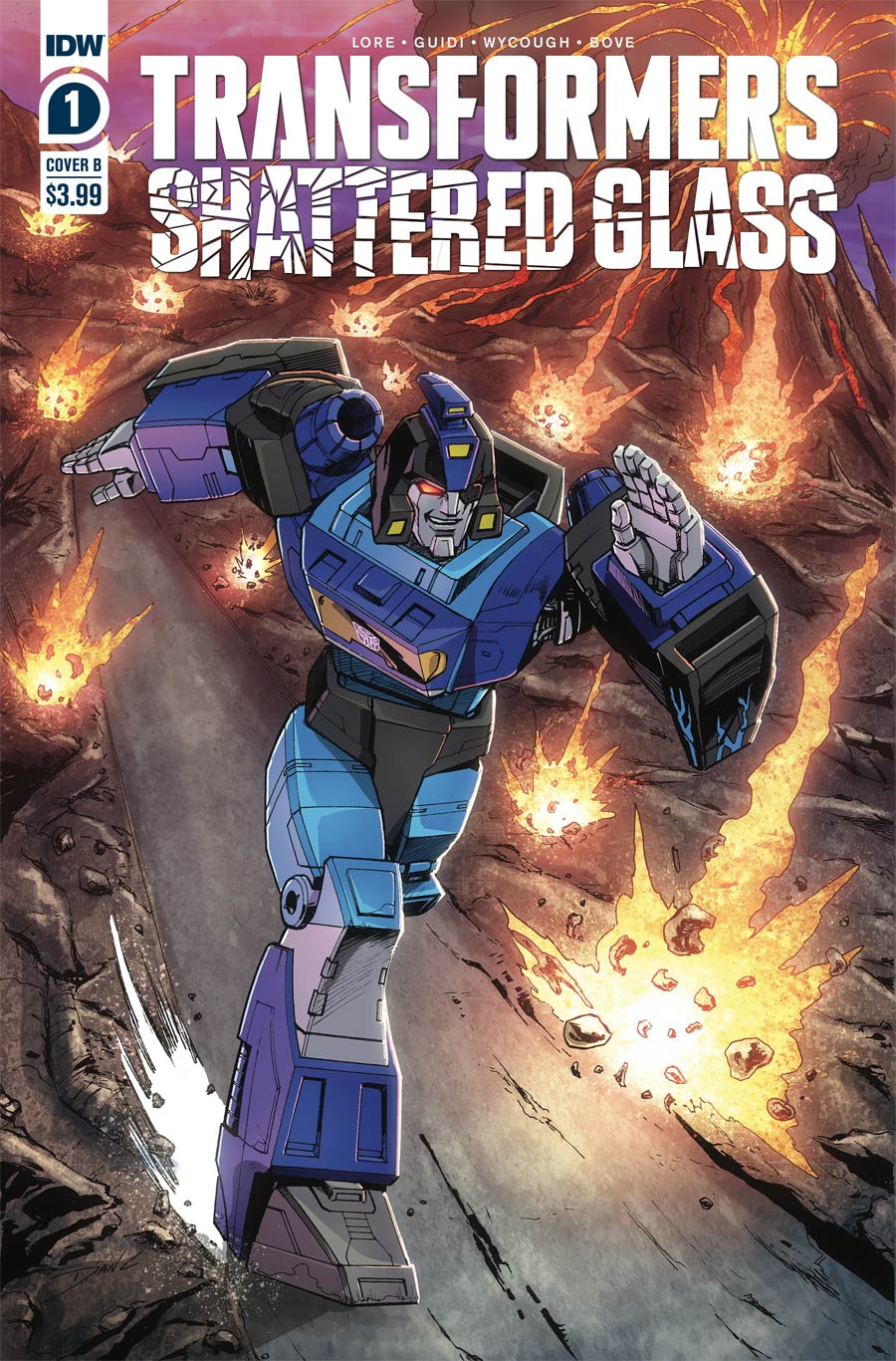 Transformers Shattered Glass #1 Cover B Variant Dan Khanna Cover