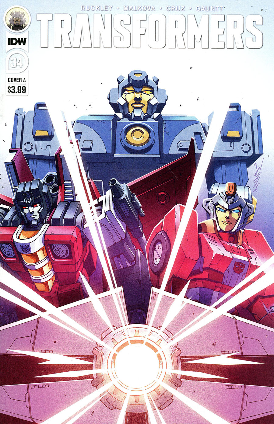Transformers Vol 4 #34 Cover A Regular Winston Chan Cover