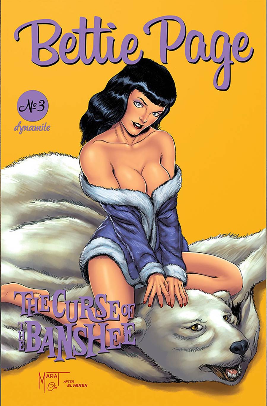 Bettie Page And The Curse Of The Banshee #3 Cover A Regular Marat Mychaels Cover
