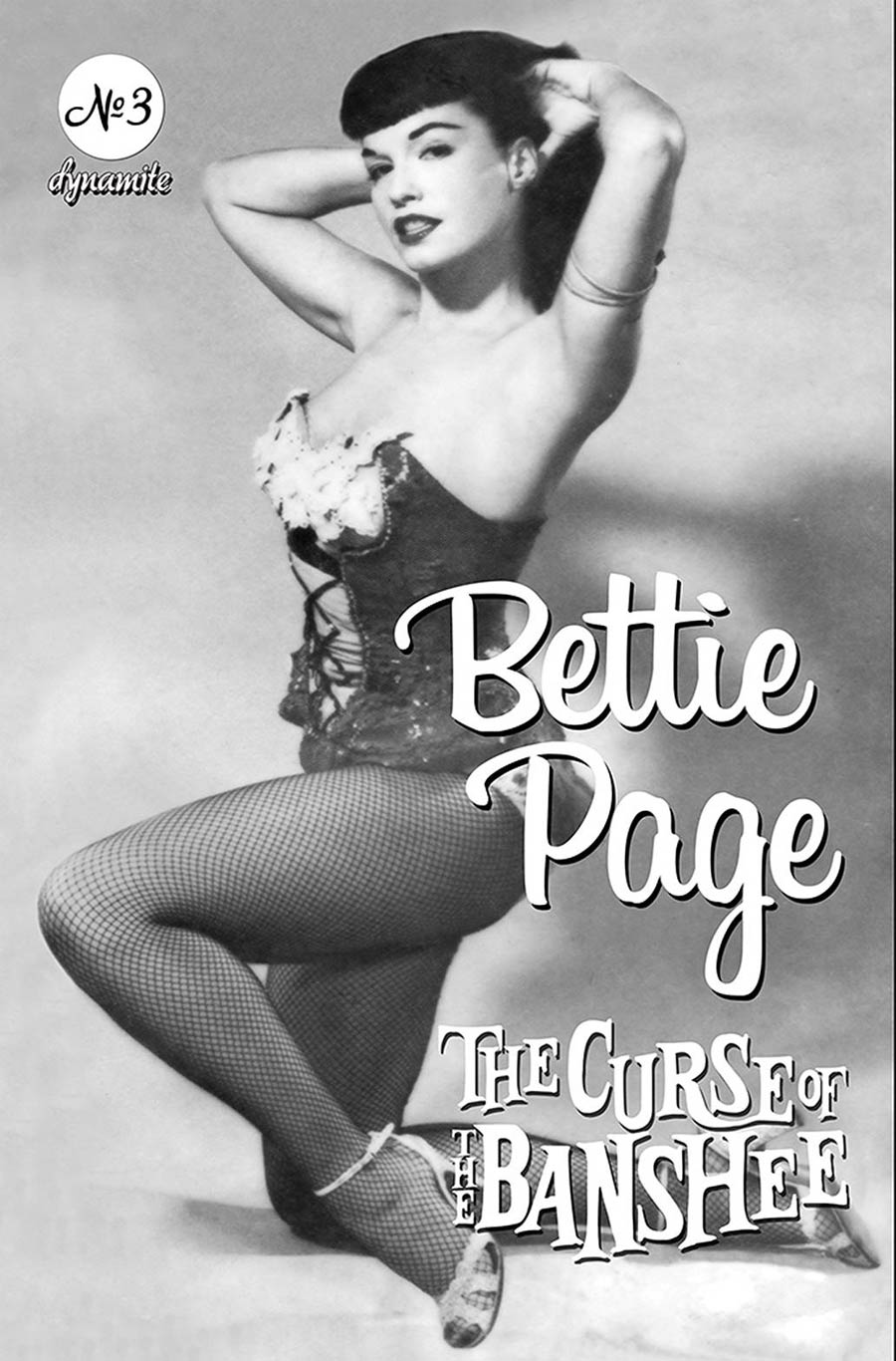 Bettie Page And The Curse Of The Banshee #3 Cover E Variant Bettie Page Vintage Pin-Up Cover