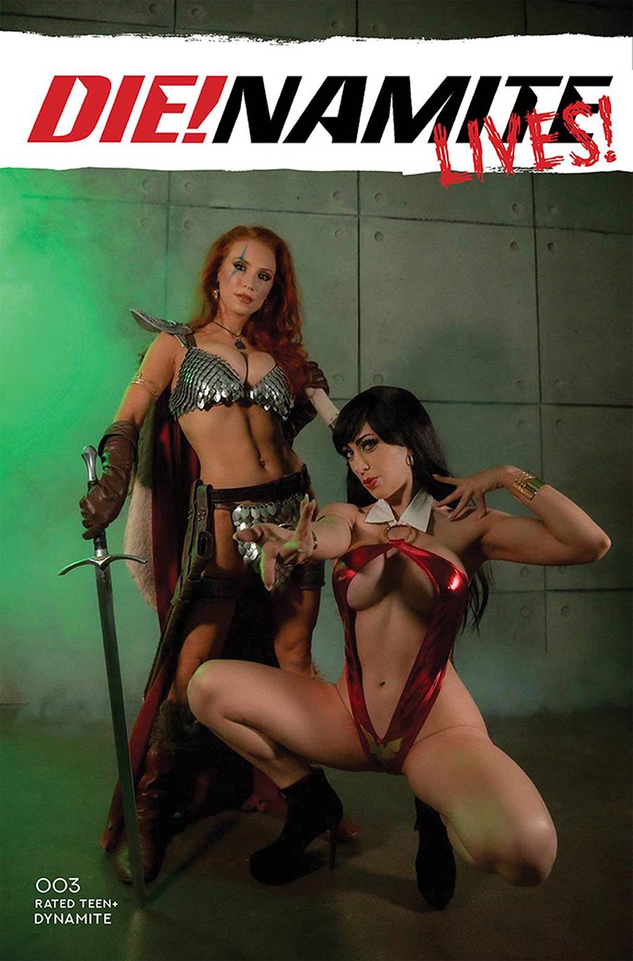 DieNamite Lives #3 Cover E Variant Gracie The Cosplay Lass & Elizabethrage Cosplay Photo Cover