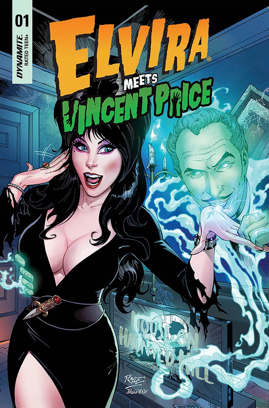 Elvira Meets Vincent Price #1 Cover C Variant John Royle Cover
