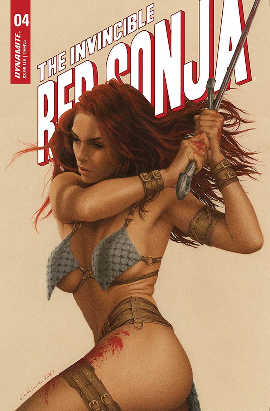 Invincible Red Sonja #4 Cover C Variant Celina Cover