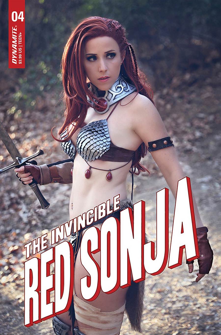 Invincible Red Sonja #4 Cover E Variant Dominica Cosplay Photo Cover