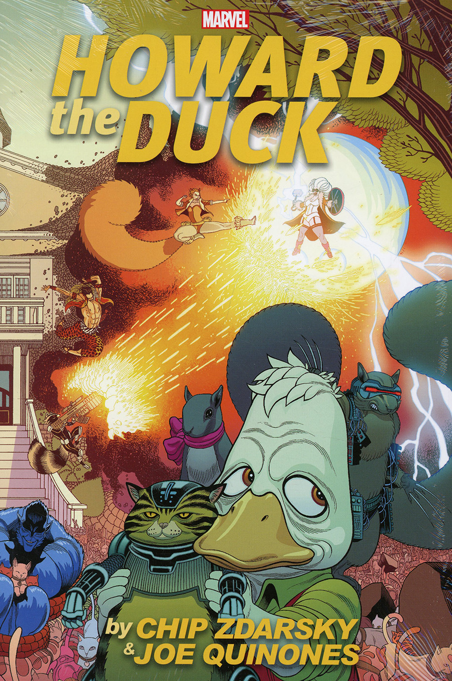 Howard The Duck By Chip Zdarsky & Joe Quinones Omnibus HC Direct Market Tradd Moore Variant Cover