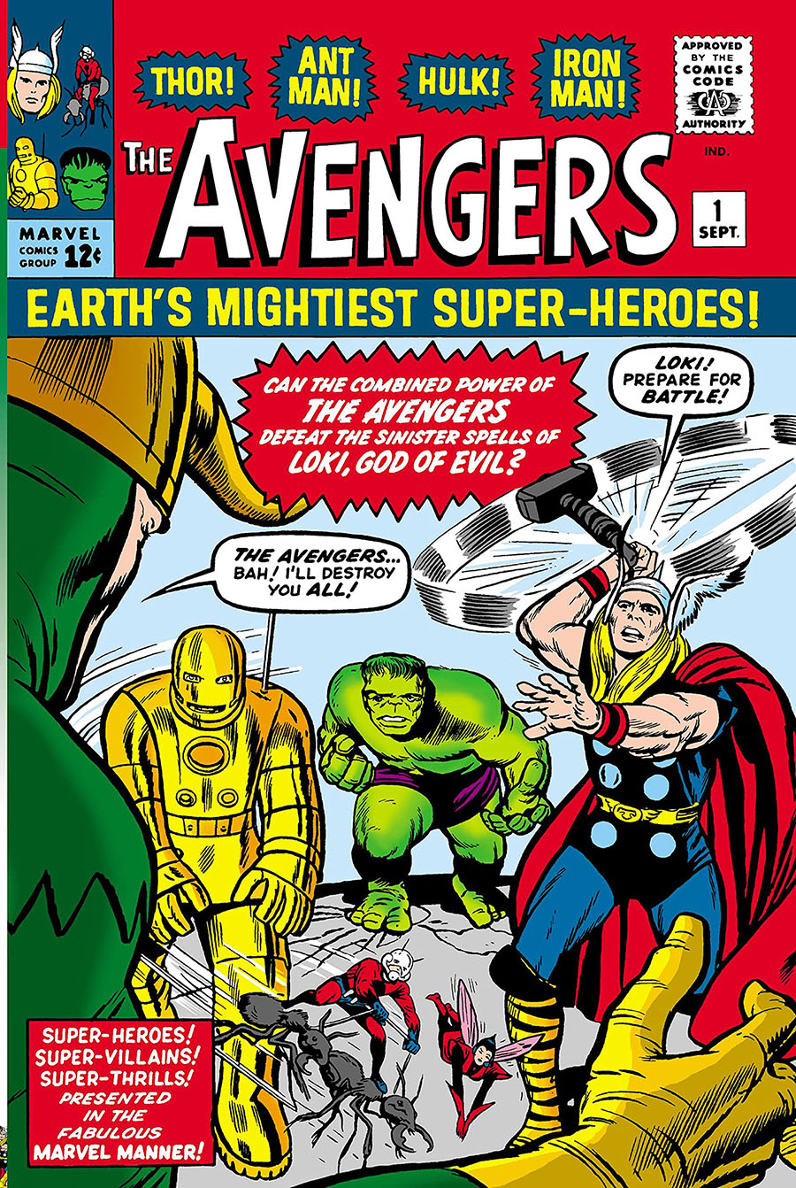 Mighty Marvel Masterworks Avengers Vol 1 Coming Of The Avengers GN Direct Market Jack Kirby Variant Cover