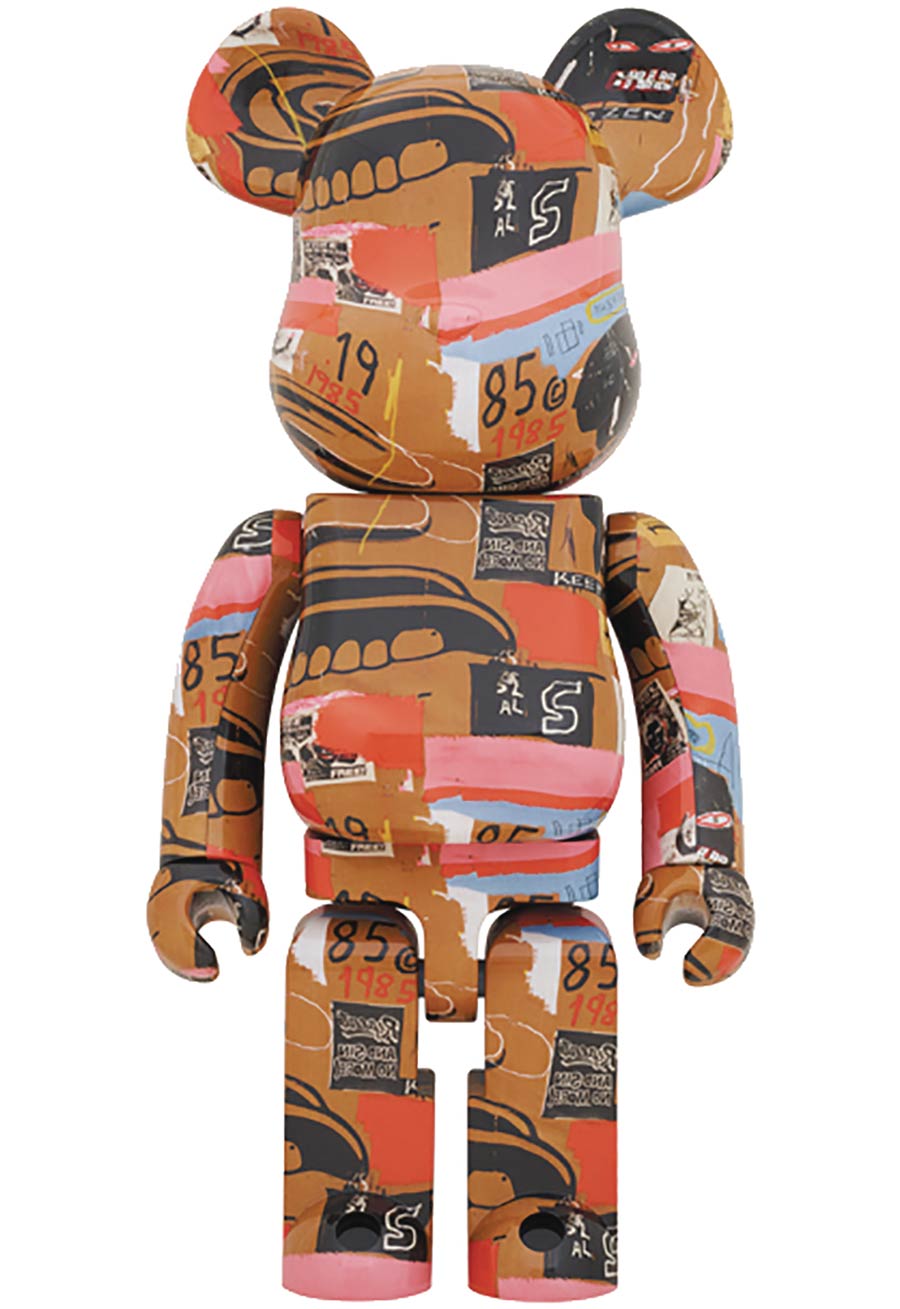 Andy Warhol x Jean Michel Basquiat 2 1000 Percent Bearbrick