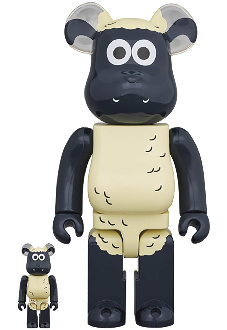 Shaun The Sheep 100 Percent & 400 Percent 2-Pack Bearbrick