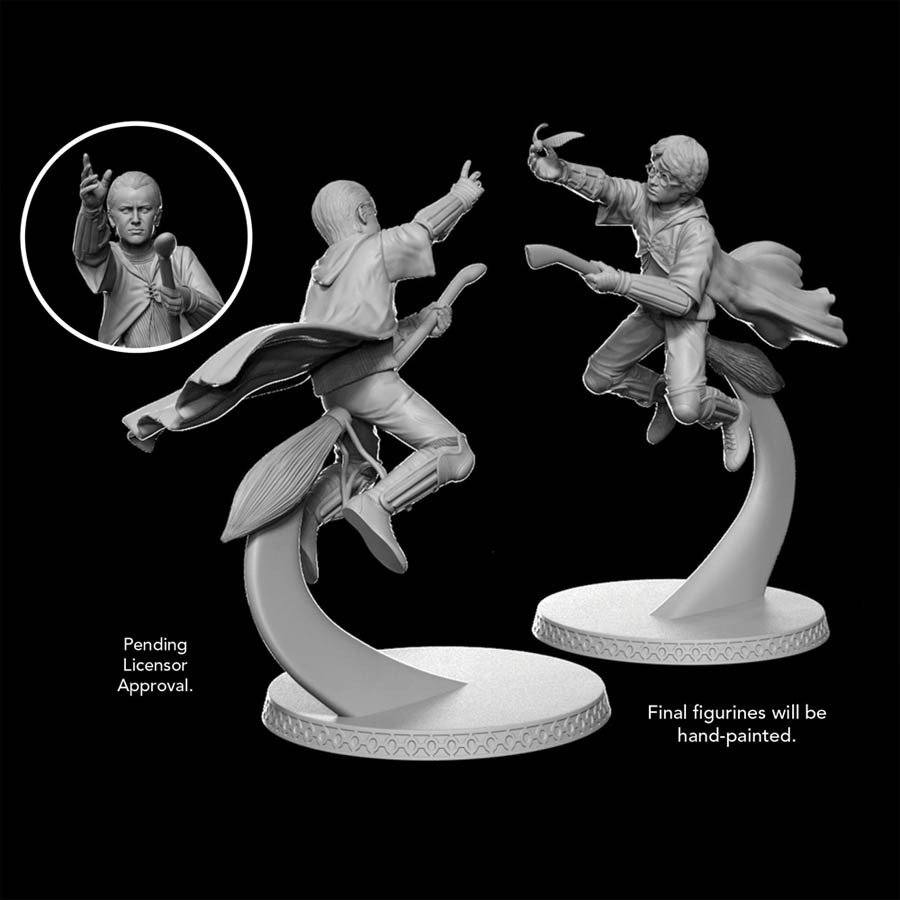 Wizarding World Figurine Collection Special - Harry Potter & Draco Malfoy Quidditch Duel