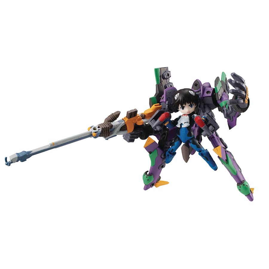 Evangelion Movie Ikari Shinji & EVA No 1 Desktop Army Figure