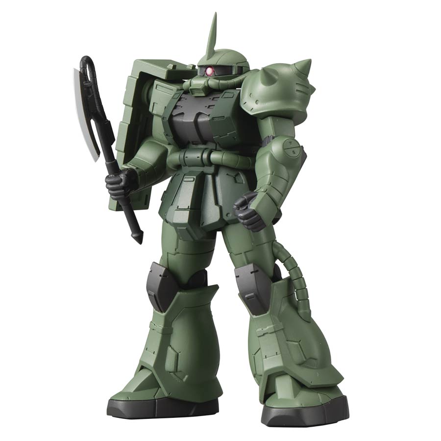 Gundam Ultimate Luminous Zaku Green 4-Inch Action Figure Case
