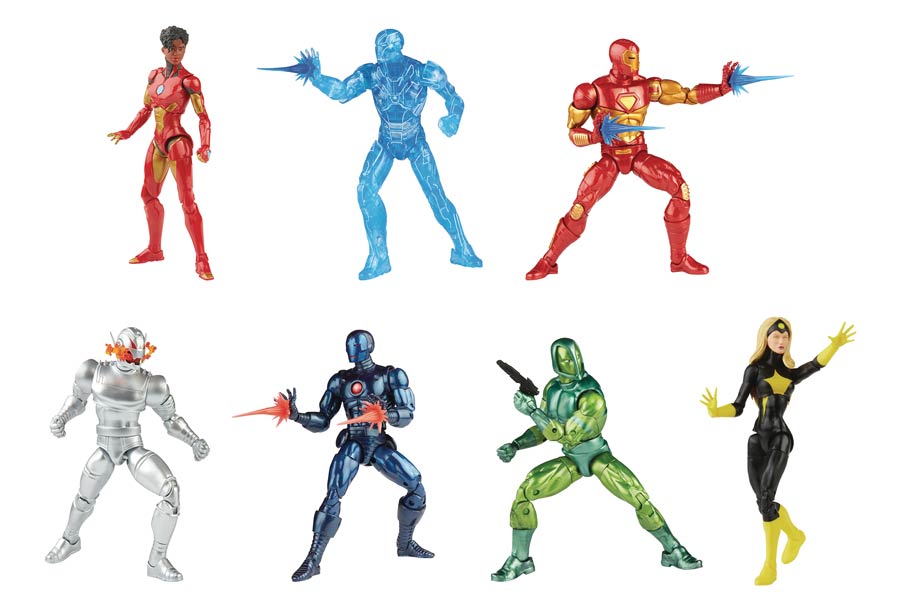 Marvel Iron Man Legends 2021 6-Inch Action Figure Assortment Case of 8 Figures