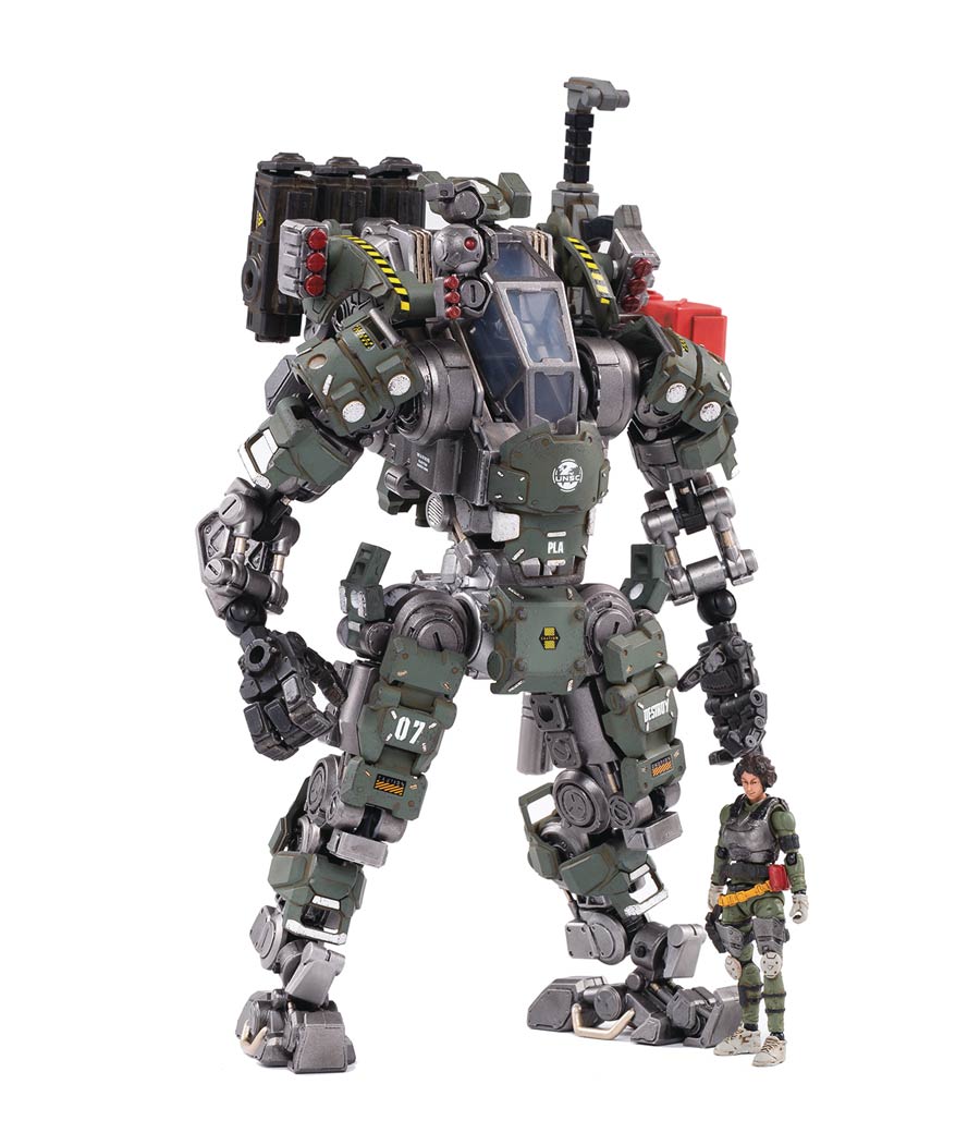 Joy Toy Steel Bone H07 Firepower Mecha Army Green 1/25 Scale Figure