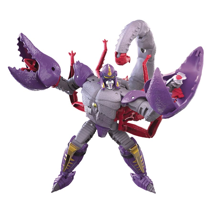 Transformers Generations War For Cybertron Kingdom Deluxe Series Scorponok Action Figure Case