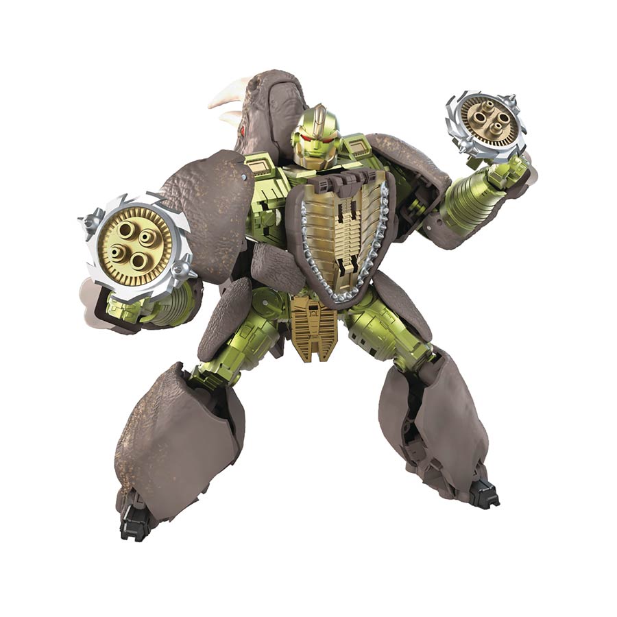 Transformers Generations War For Cybertron Kingdom Voyager Series Rhinox Action Figure Case