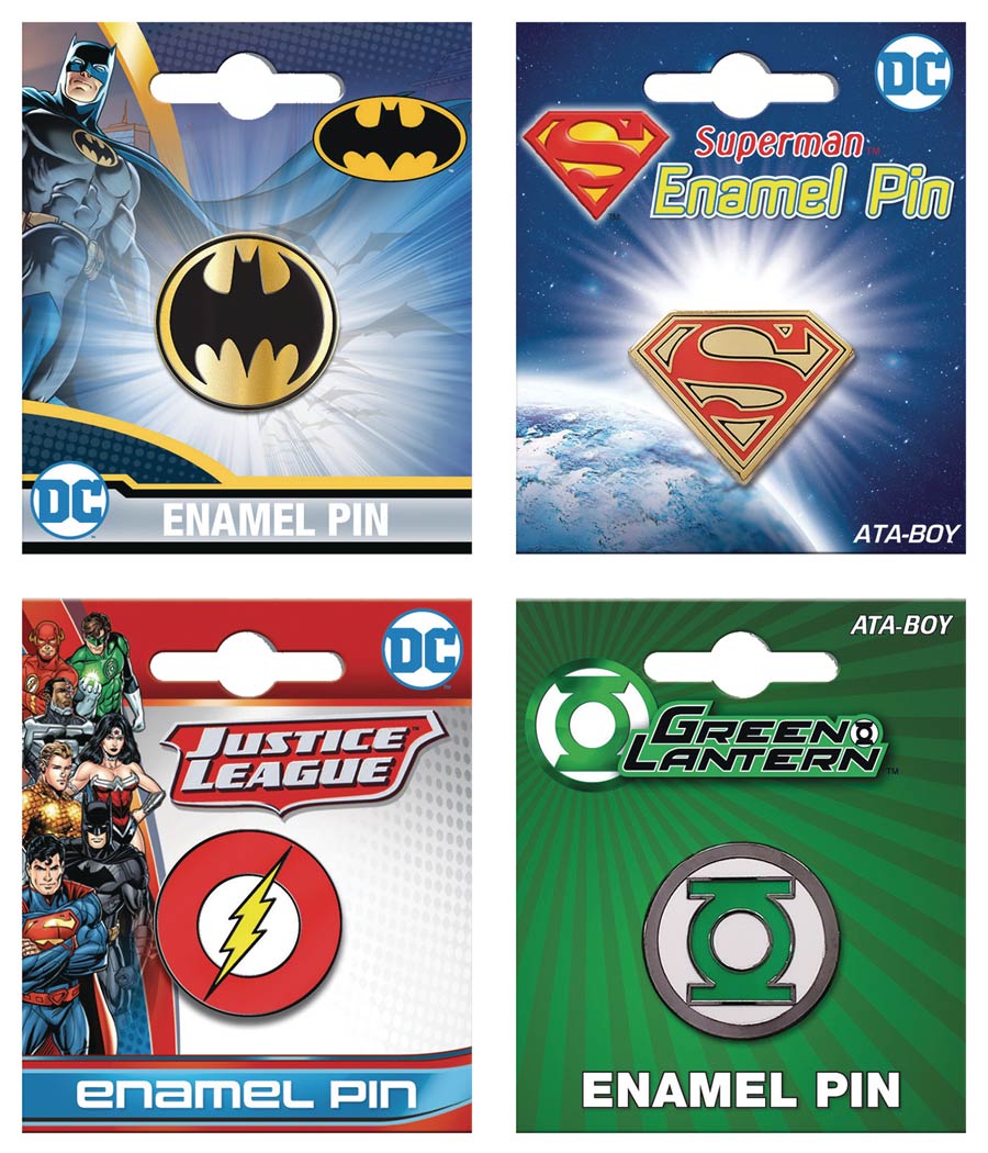 DC Comics Enamel Pin 24-Piece Assortment Case