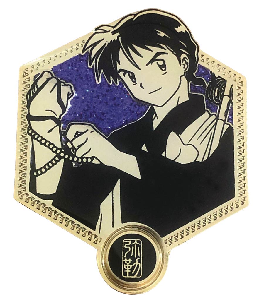Inu Yasha Enamel Pin - Golden Miroku