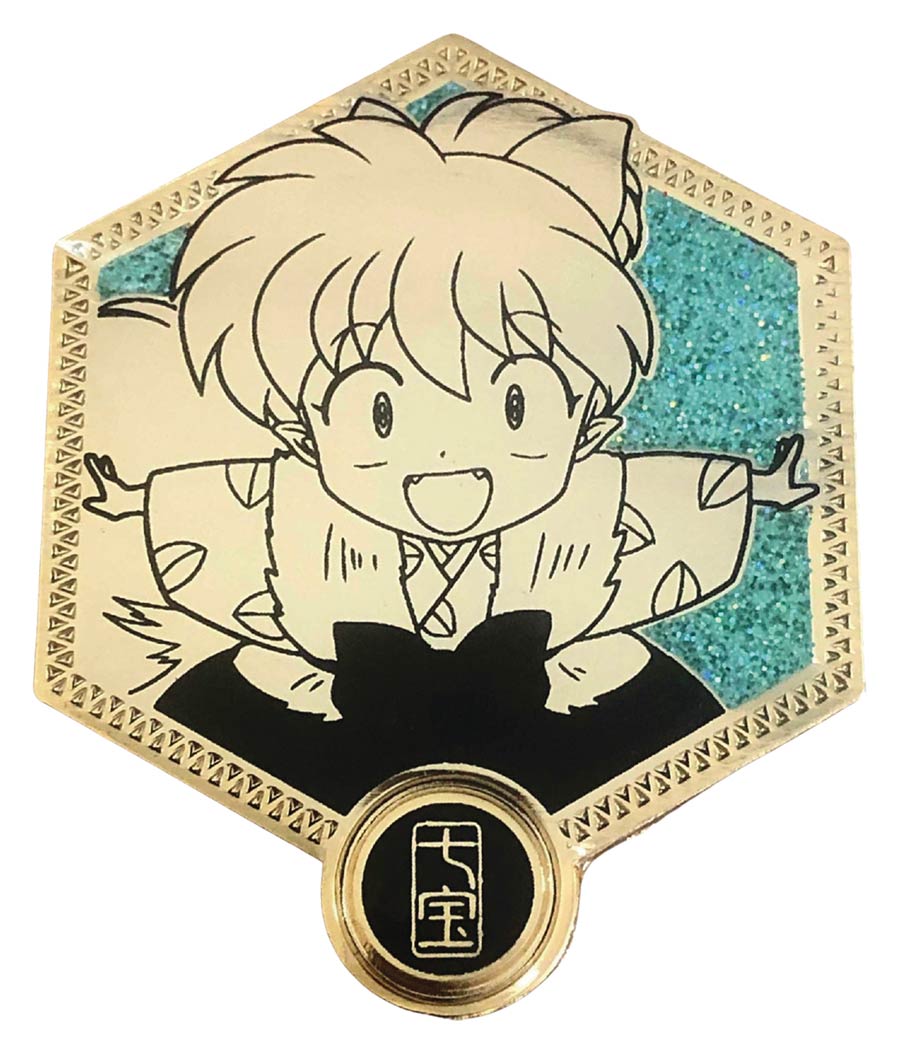 Inu Yasha Enamel Pin - Golden Shippo