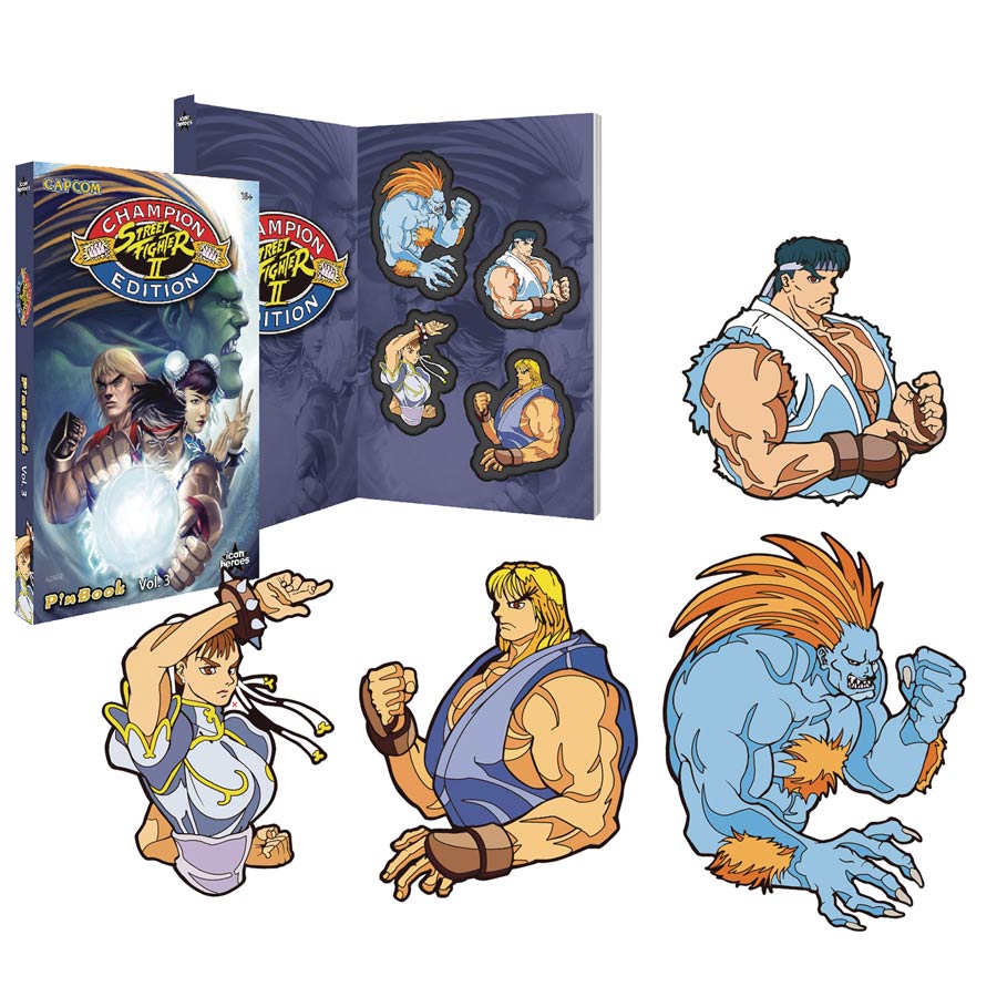 Street Fighter Vol 3 Pin Book Set