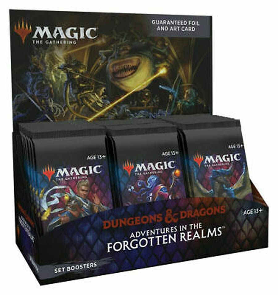 Magic The Gathering Adventures In The Forgotten Realms Set Booster Display