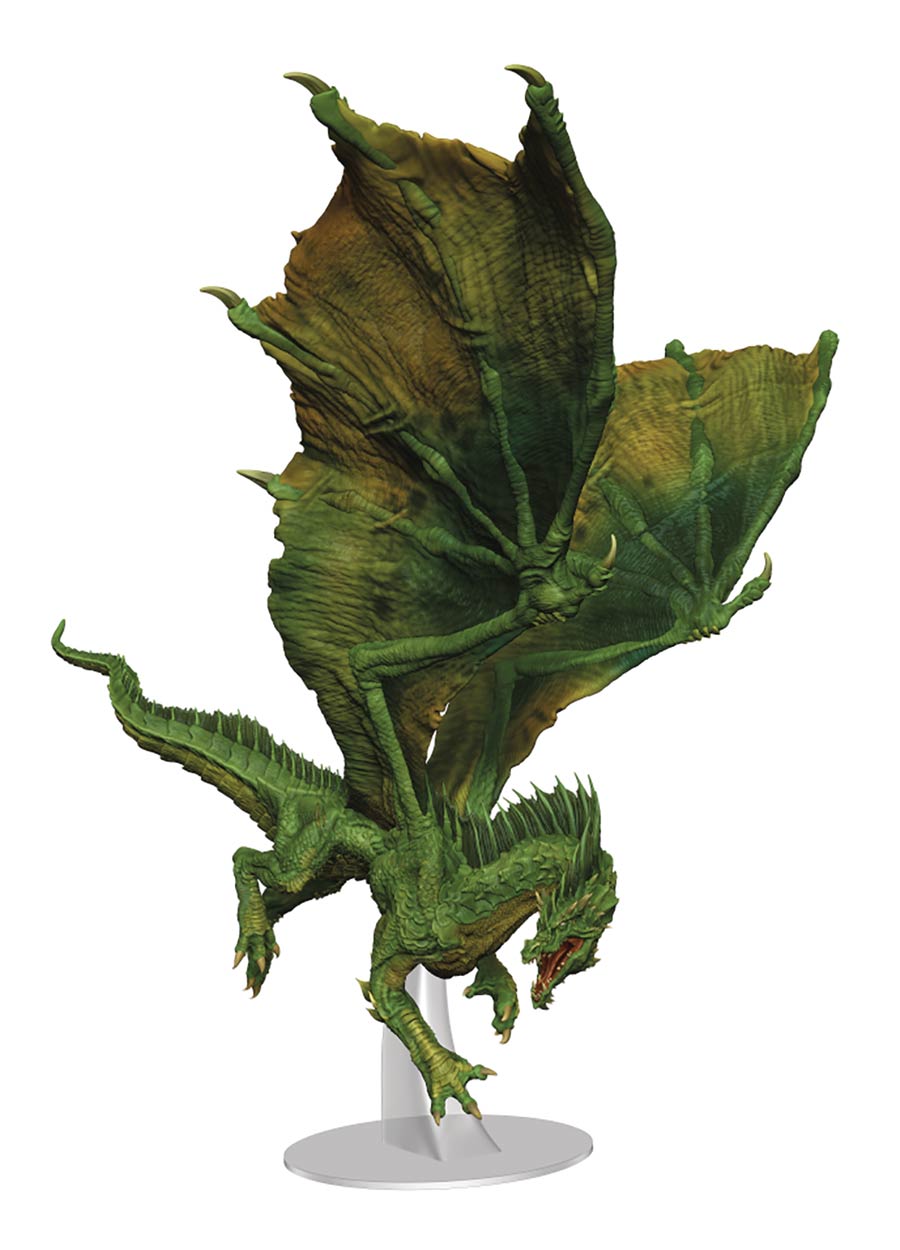 Dungeons & Dragons Icons Of The Realms Adult Green Dragon Miniature