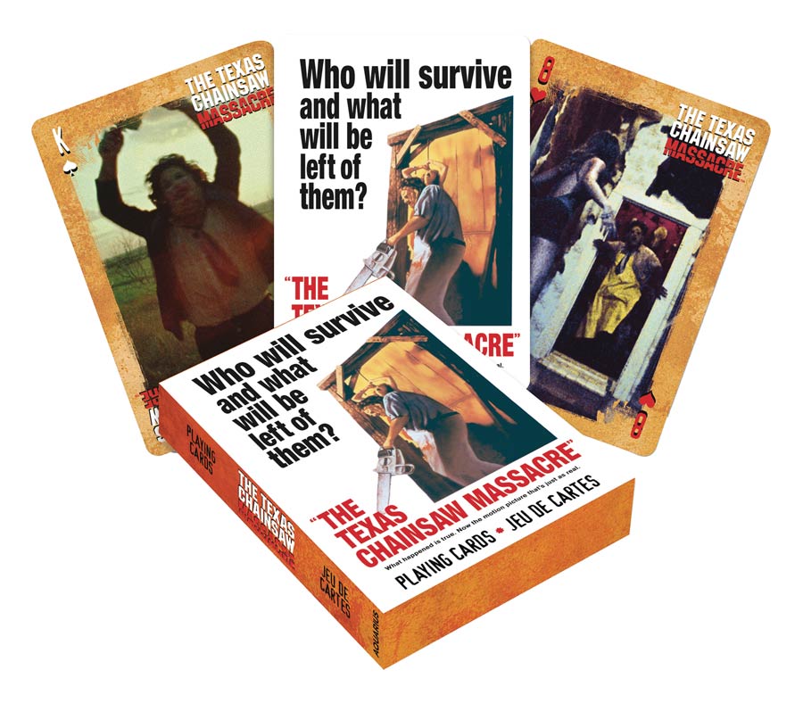 Aquarius Texas Chainsaw Massacre Playing Cards