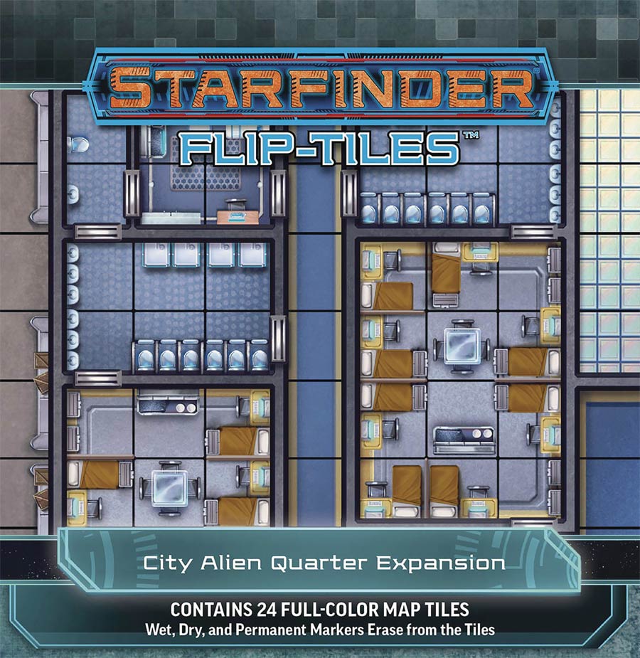 Starfinder Flip-Tiles - City Alien Quarter Expansion
