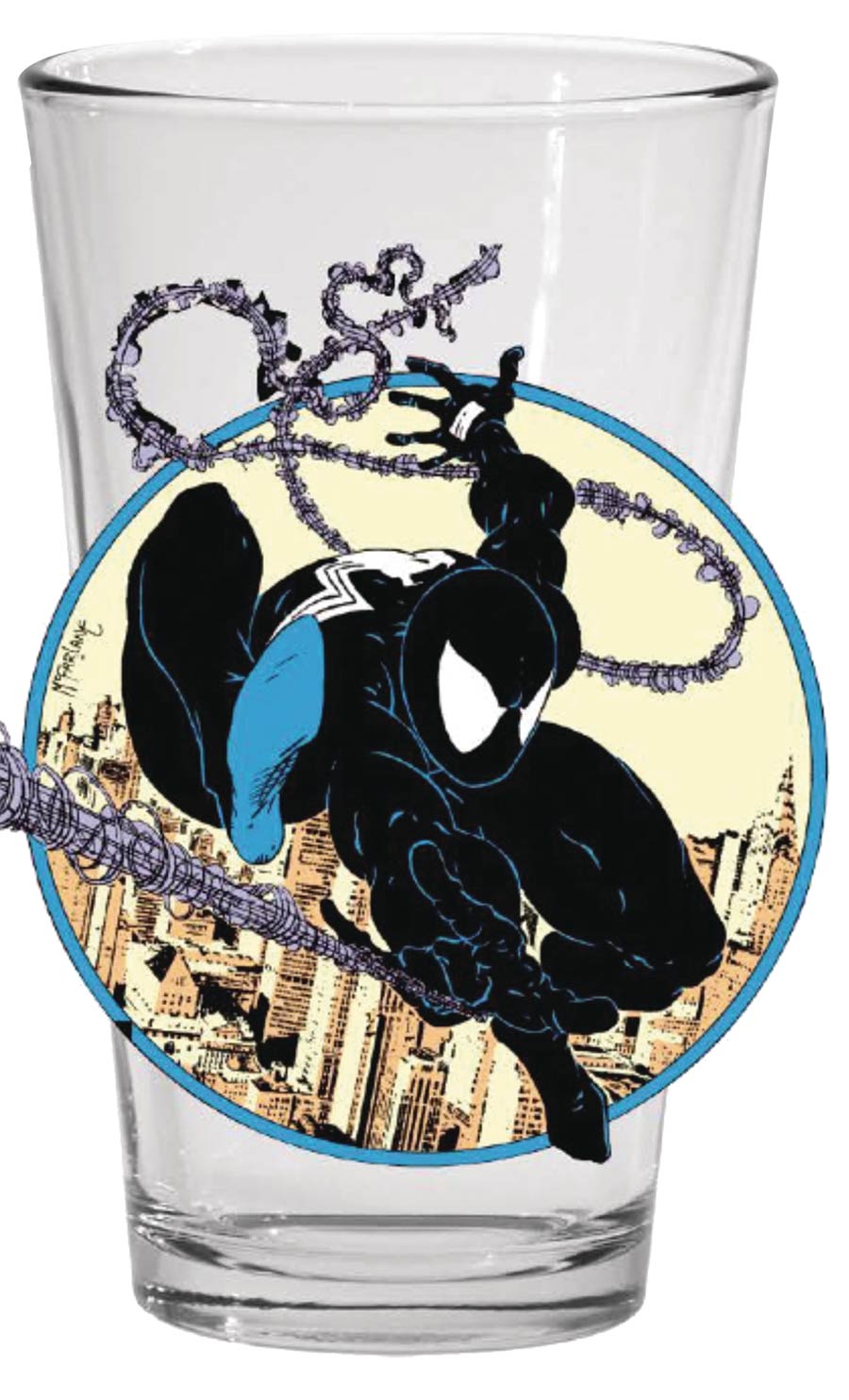 Marvel Comics Toon Tumblers Spider-Man 300 Pint Glass - Black Costume
