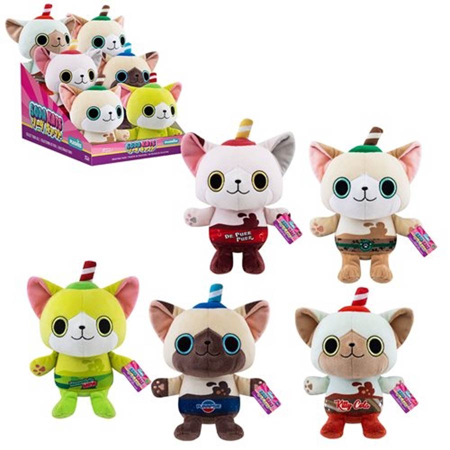 Funko Paka Paka Soda Kat 7-Inch Plush 6-Piece Display