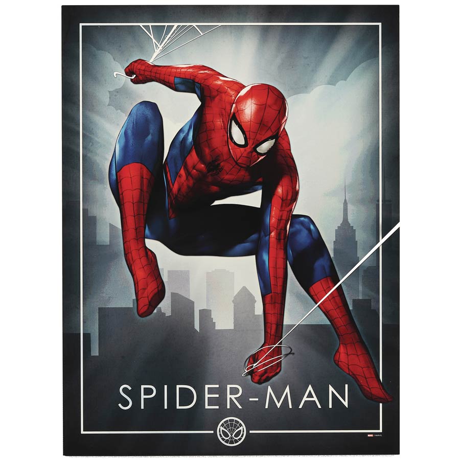 Marvel Heroes Wooden Wall Art - Spider-Man Posing